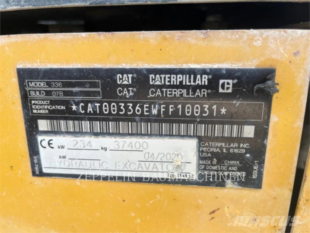 CAT 336-07B Lánctalpas kotrók