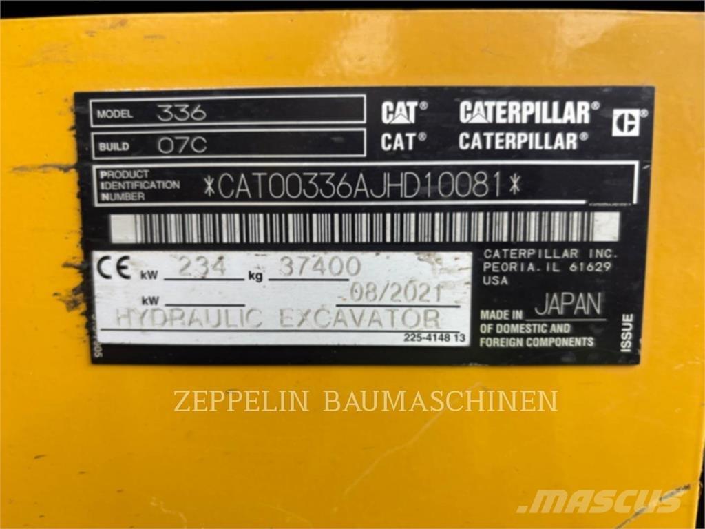CAT 336-07C Lánctalpas kotrók