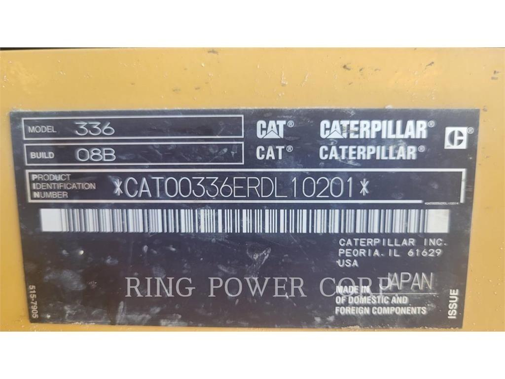 CAT 336-08 Lánctalpas kotrók