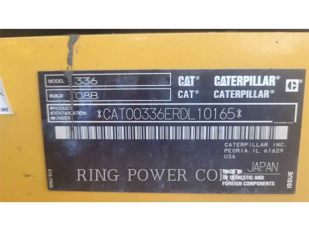 CAT 336-08 Lánctalpas kotrók
