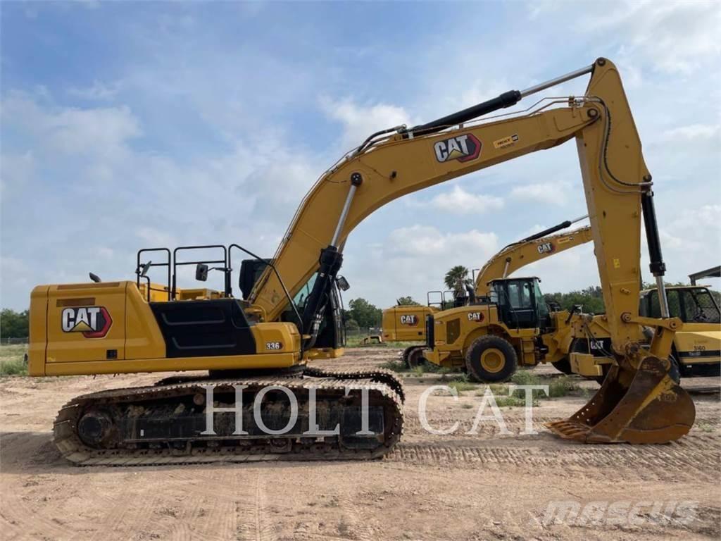 CAT 336 12 Gumikerekes homlokrakodók