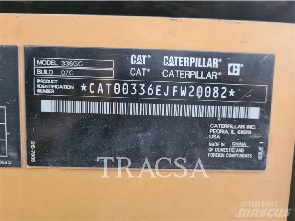 CAT 336 GC Lánctalpas kotrók