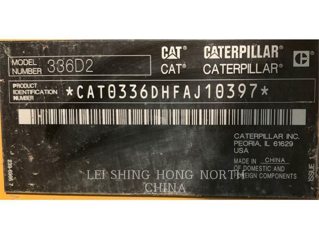 CAT 336D2 Lánctalpas kotrók