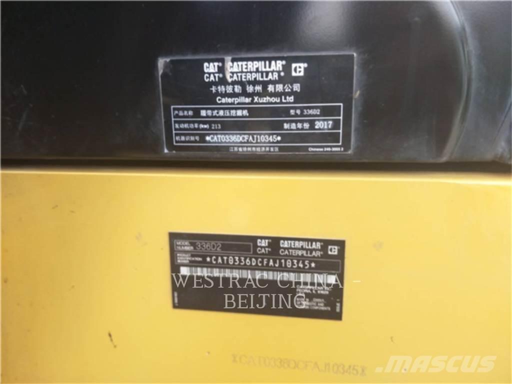 CAT 336D2 Lánctalpas kotrók
