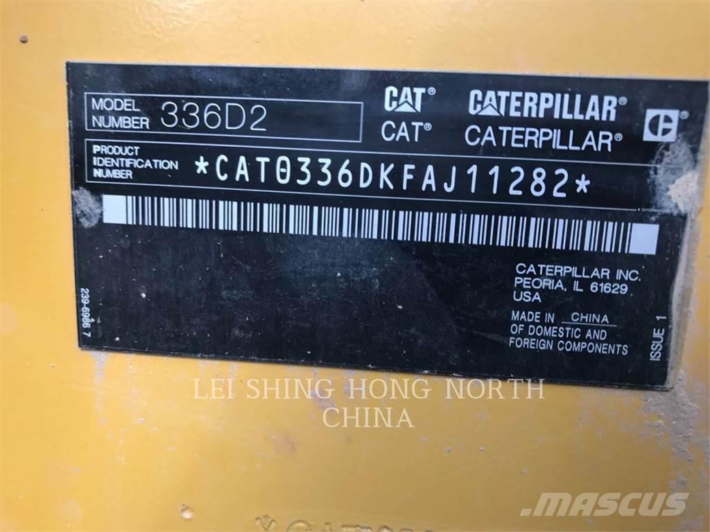 CAT 336D2 Lánctalpas kotrók