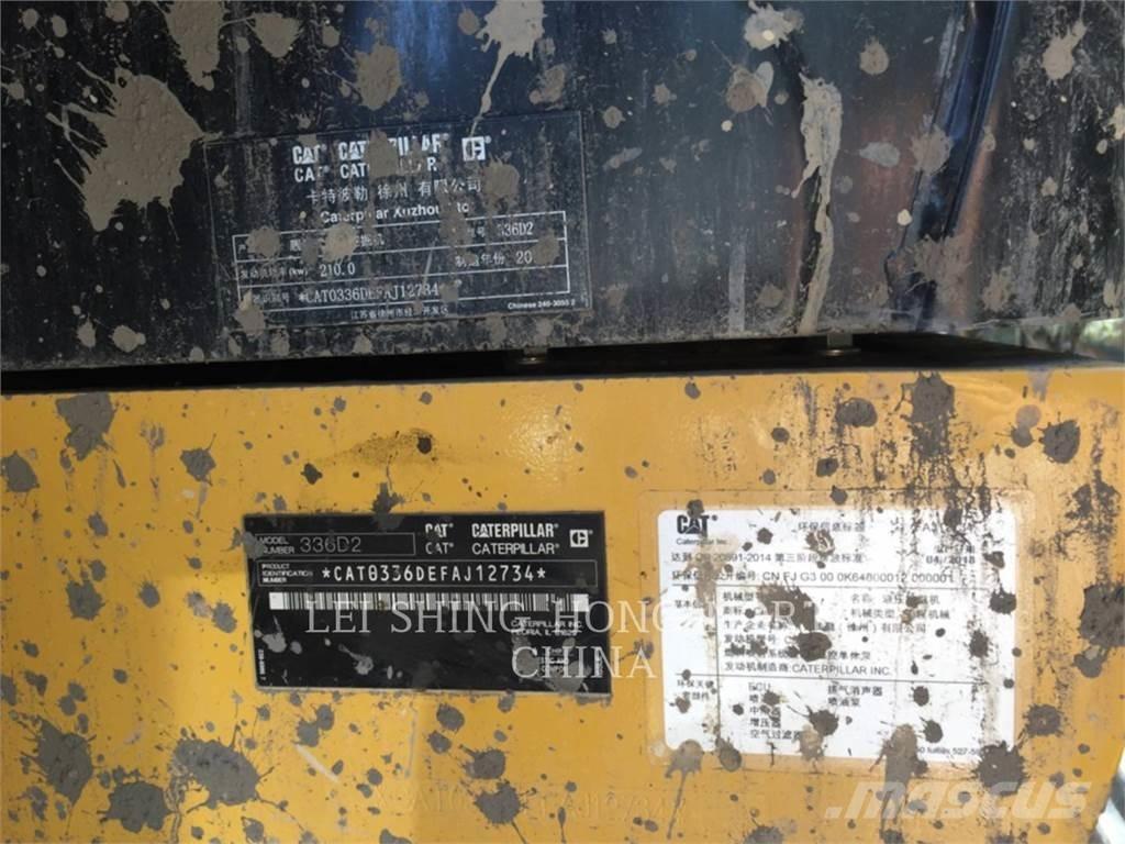 CAT 336D2 Lánctalpas kotrók