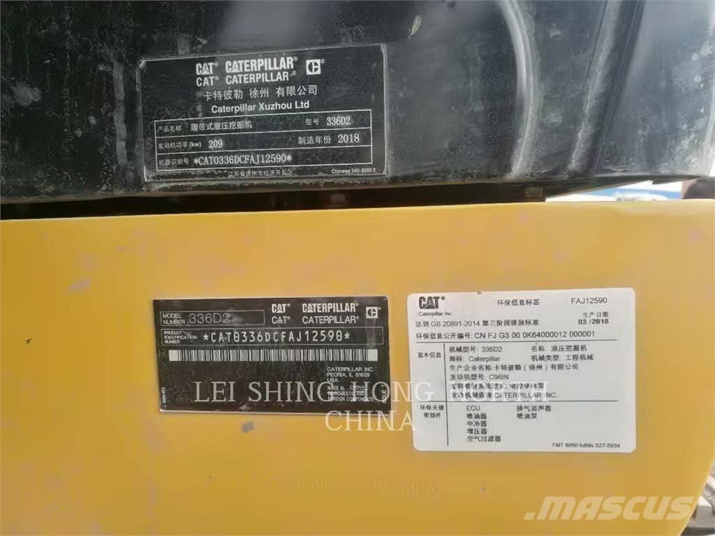 CAT 336D2 Lánctalpas kotrók