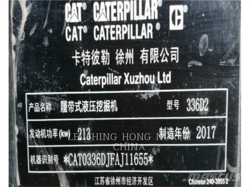 CAT 336D2 Lánctalpas kotrók