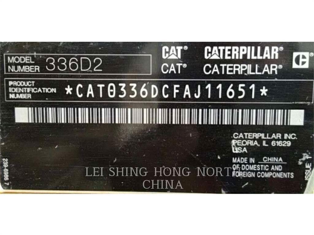 CAT 336D2 Lánctalpas kotrók