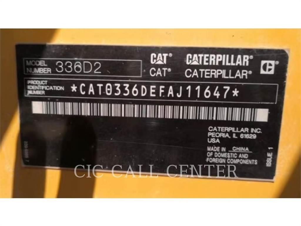 CAT 336D2 Lánctalpas kotrók