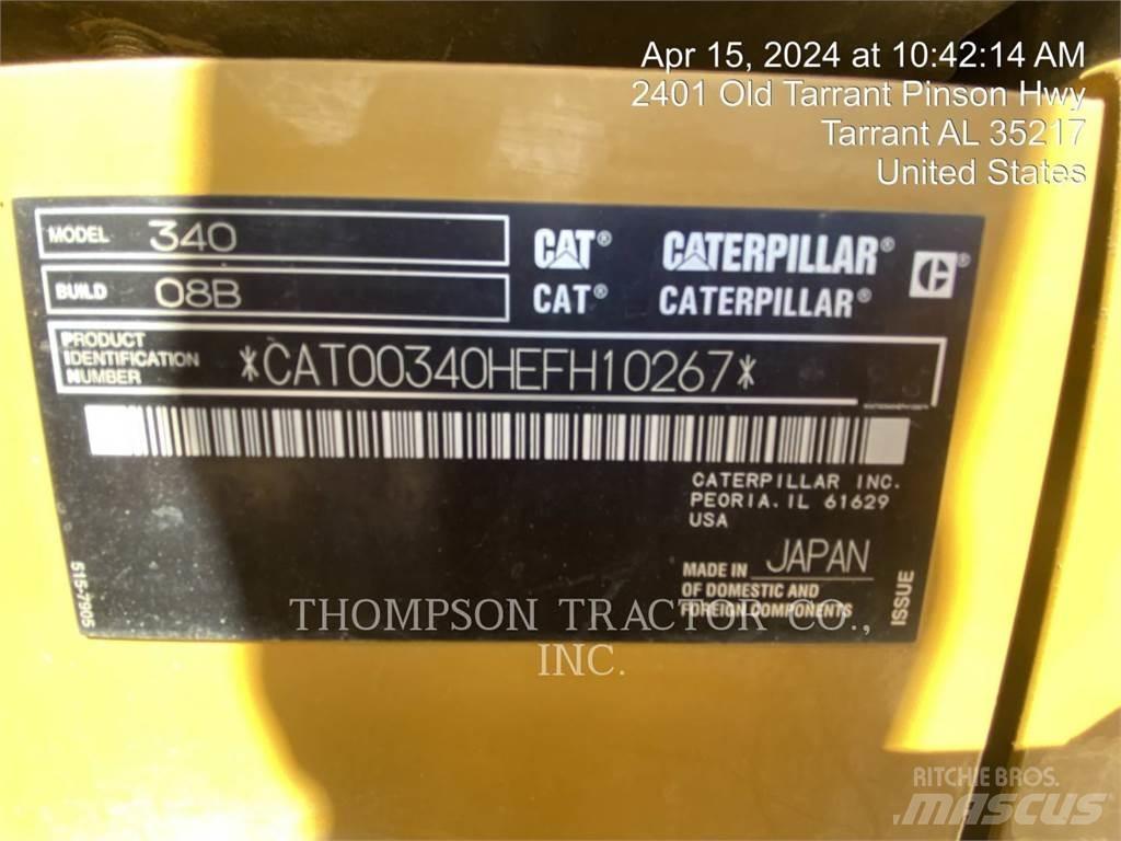 CAT 340 Lánctalpas kotrók