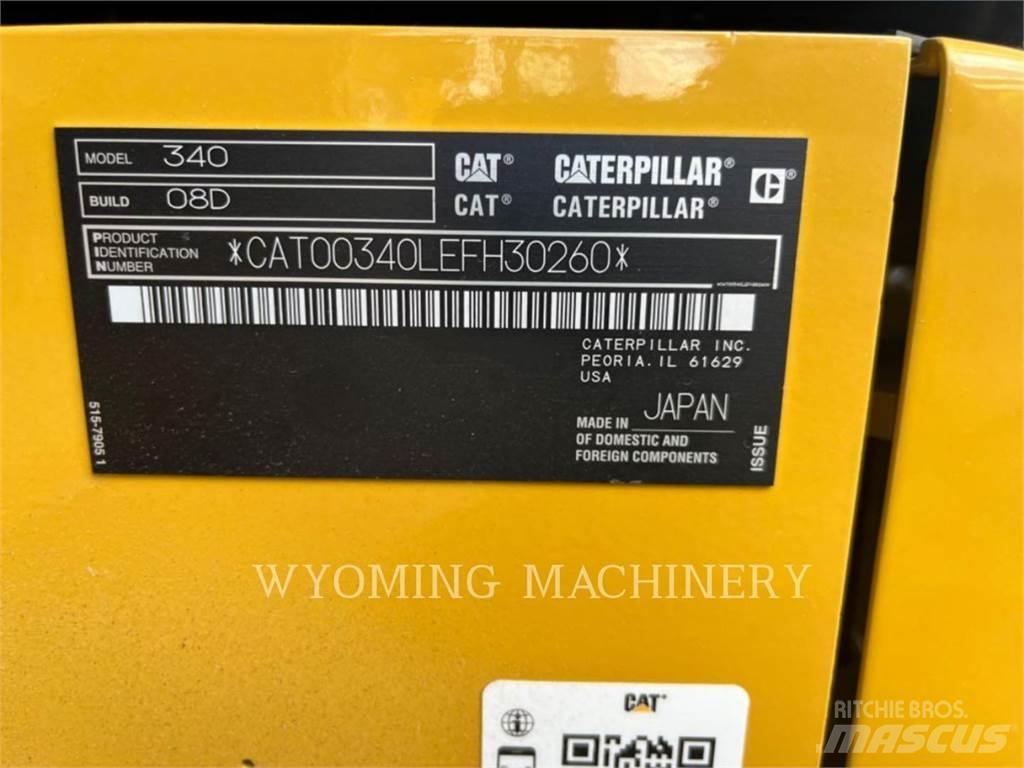CAT 340 Lánctalpas kotrók