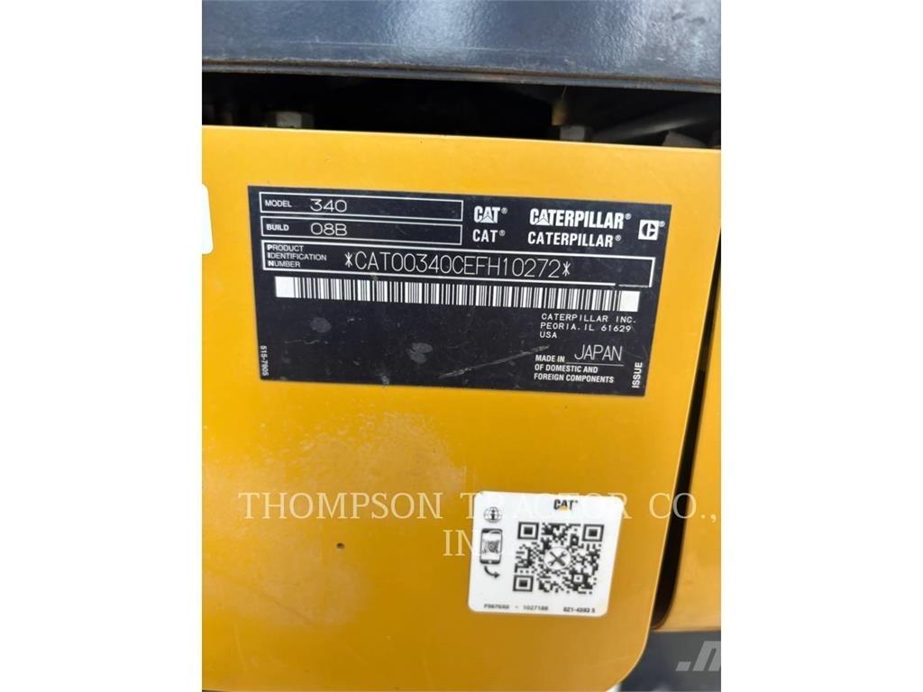 CAT 340 Lánctalpas kotrók
