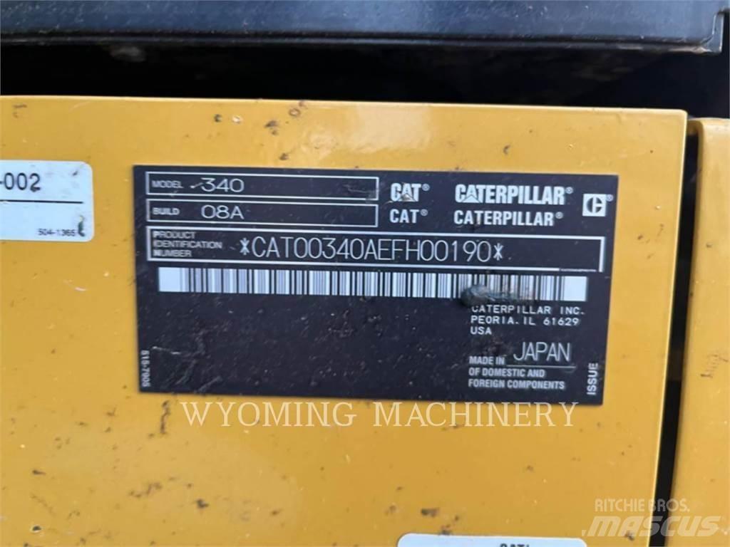 CAT 340 Lánctalpas kotrók