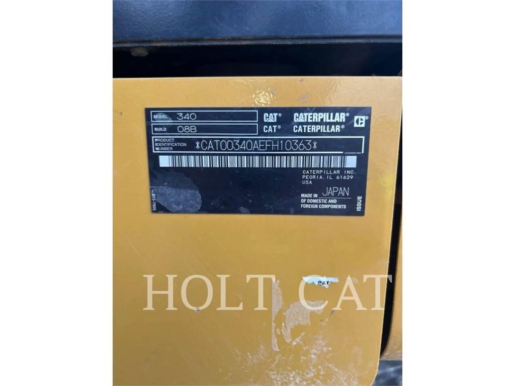 CAT 340 10 TC Lánctalpas kotrók
