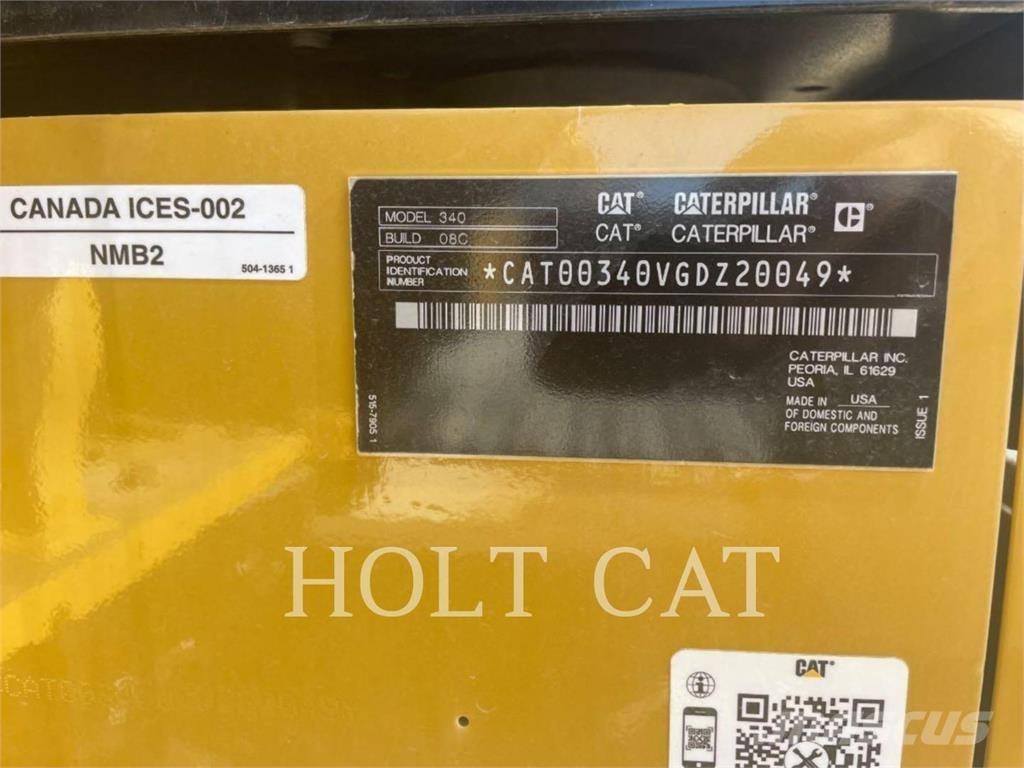 CAT 340 10 TC Lánctalpas kotrók