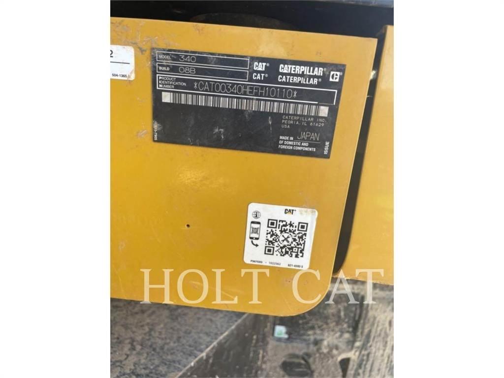 CAT 340 12 TC Lánctalpas kotrók