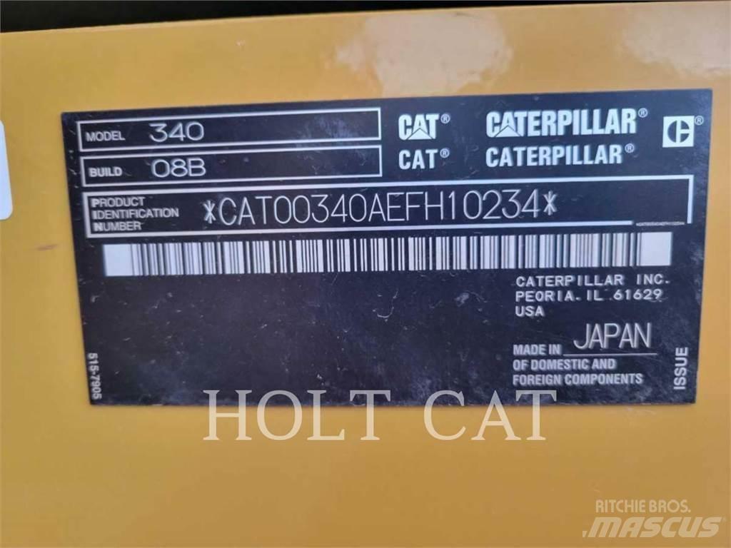 CAT 340 12 TC Lánctalpas kotrók