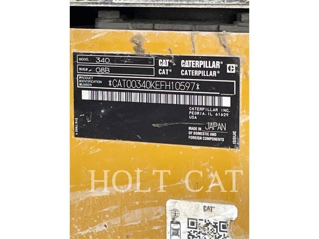 CAT 340 12 TC Lánctalpas kotrók
