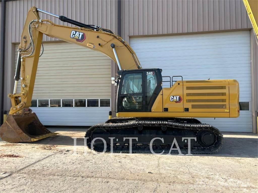 CAT 340 12 TC Gumikerekes homlokrakodók