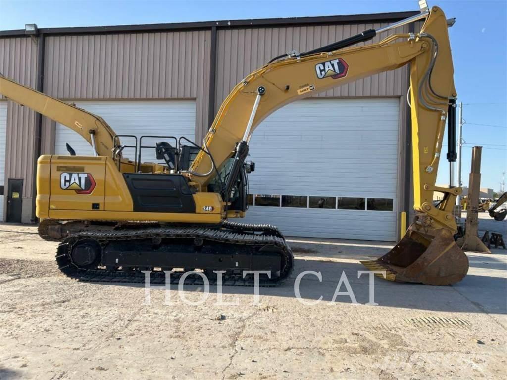 CAT 340 12 TC Gumikerekes homlokrakodók