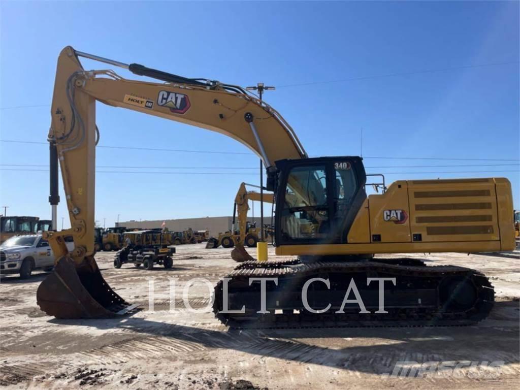 CAT 340 12 TC Gumikerekes homlokrakodók