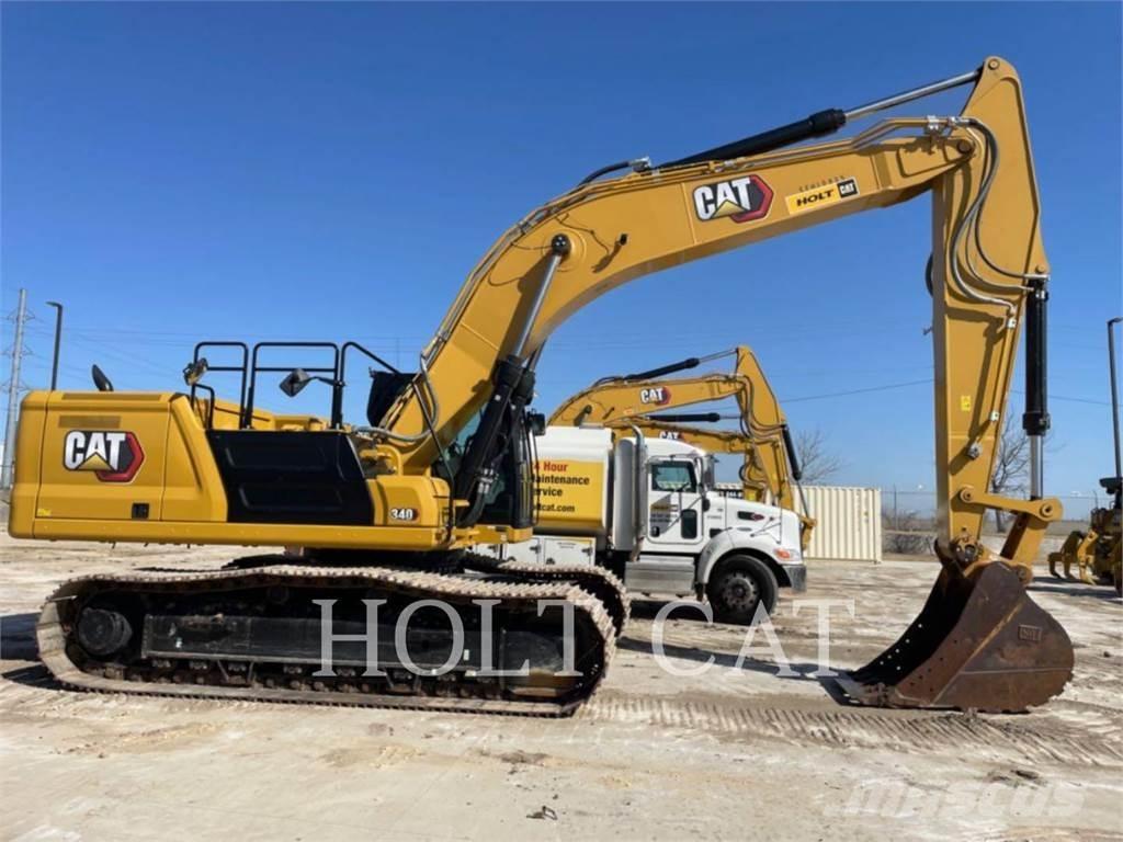 CAT 340 12 TC Gumikerekes homlokrakodók