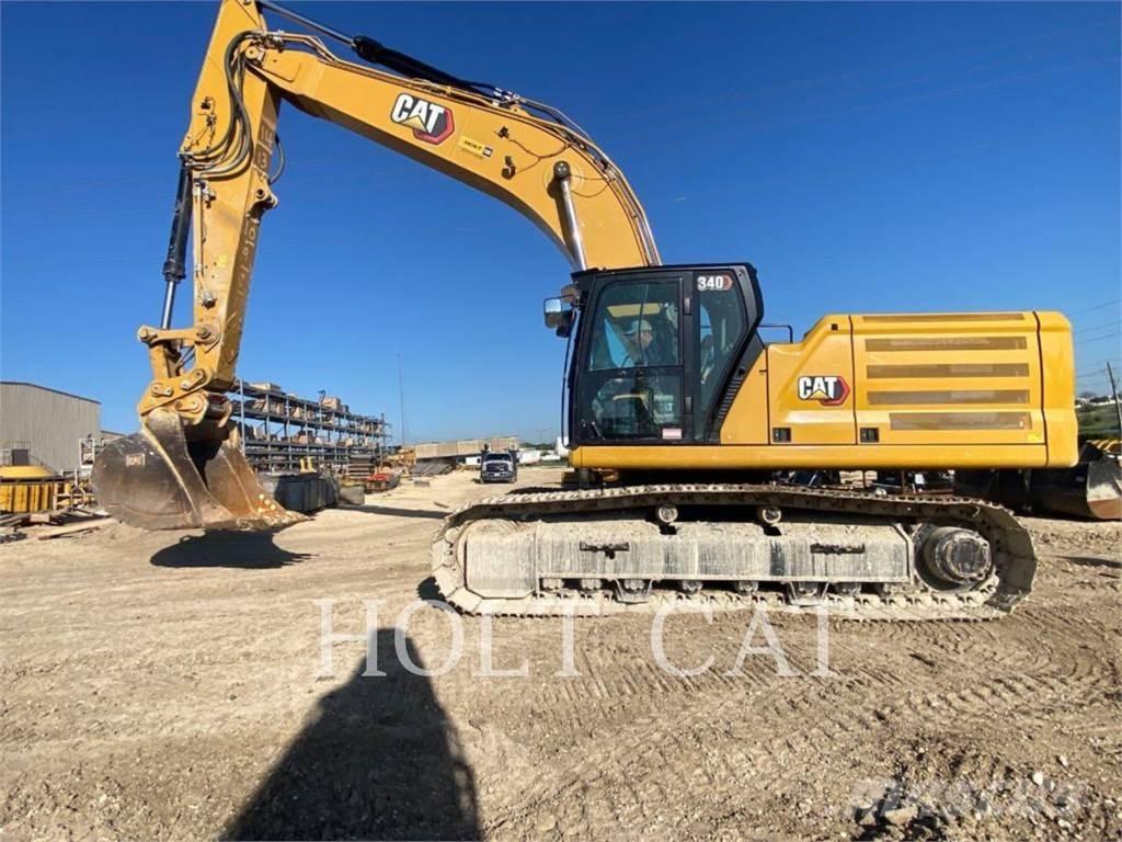 CAT 340 12 TC Gumikerekes homlokrakodók
