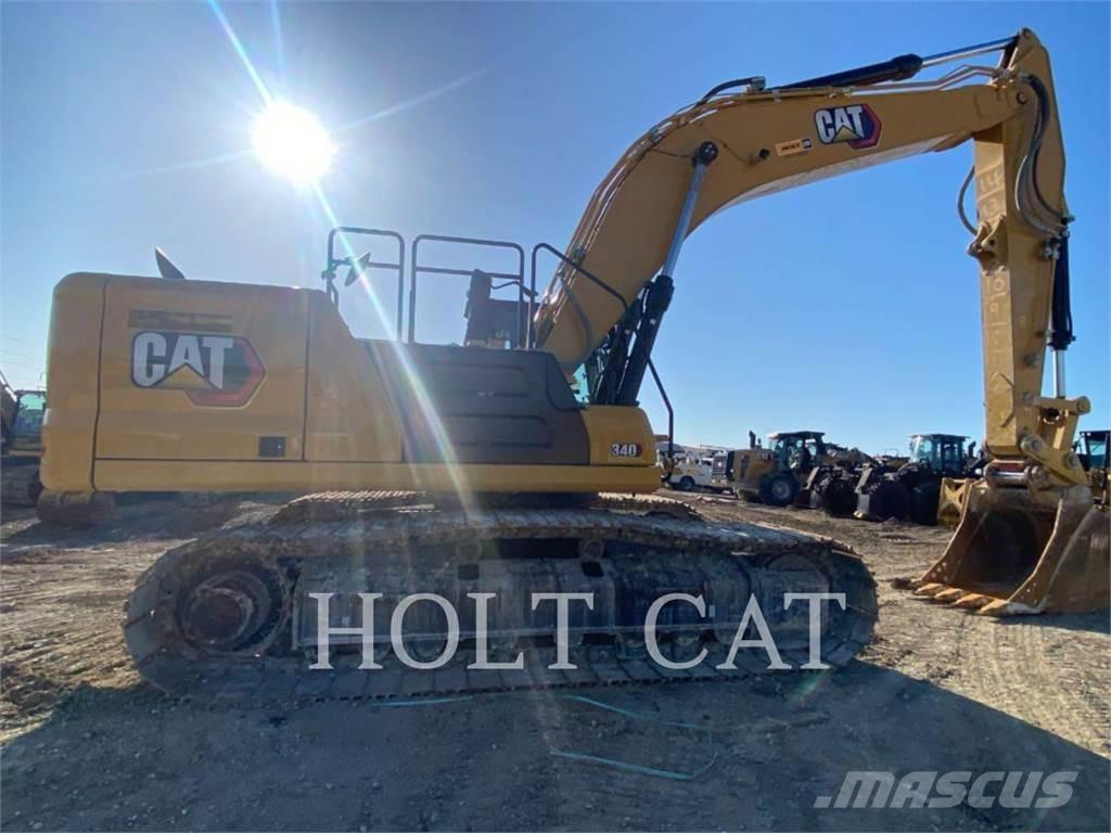 CAT 340 12 TC Gumikerekes homlokrakodók
