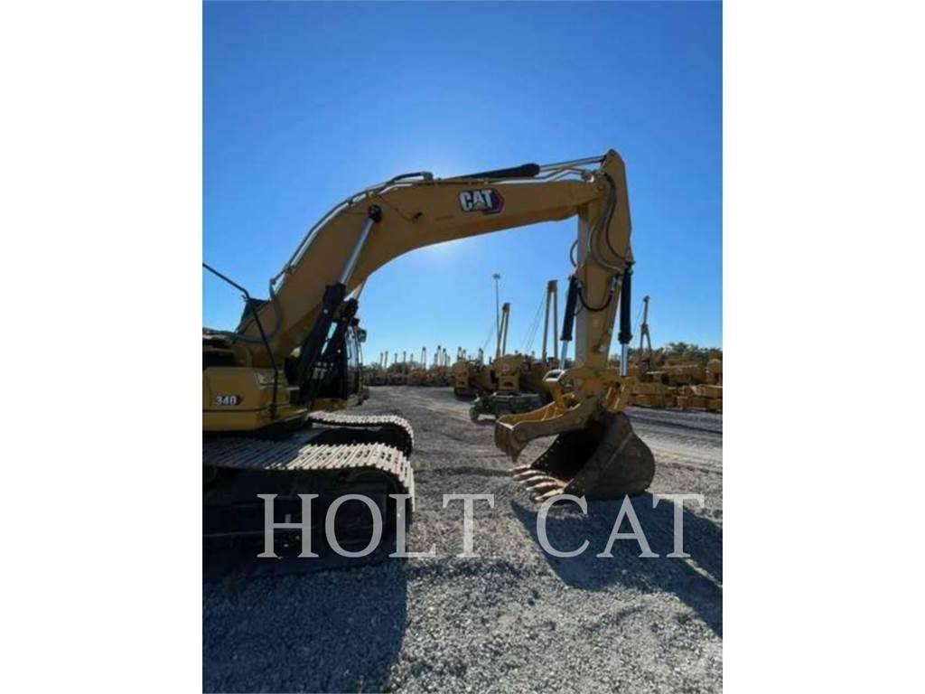 CAT 340 12 TC Gumikerekes homlokrakodók