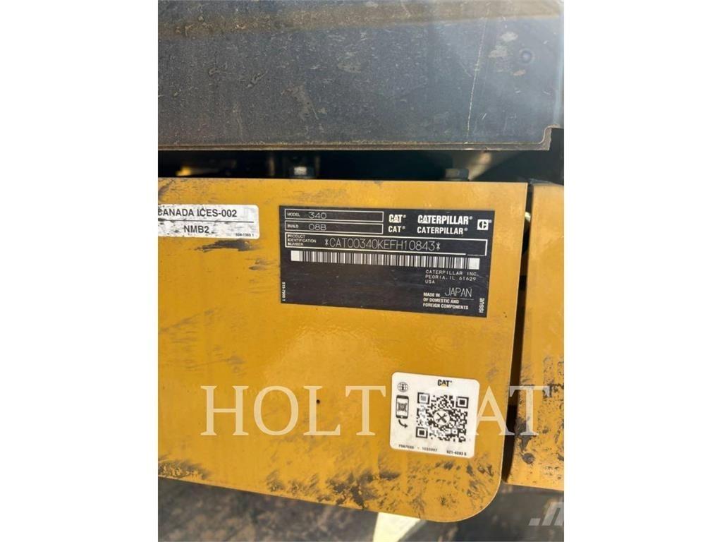 CAT 340 12 TC Lánctalpas kotrók