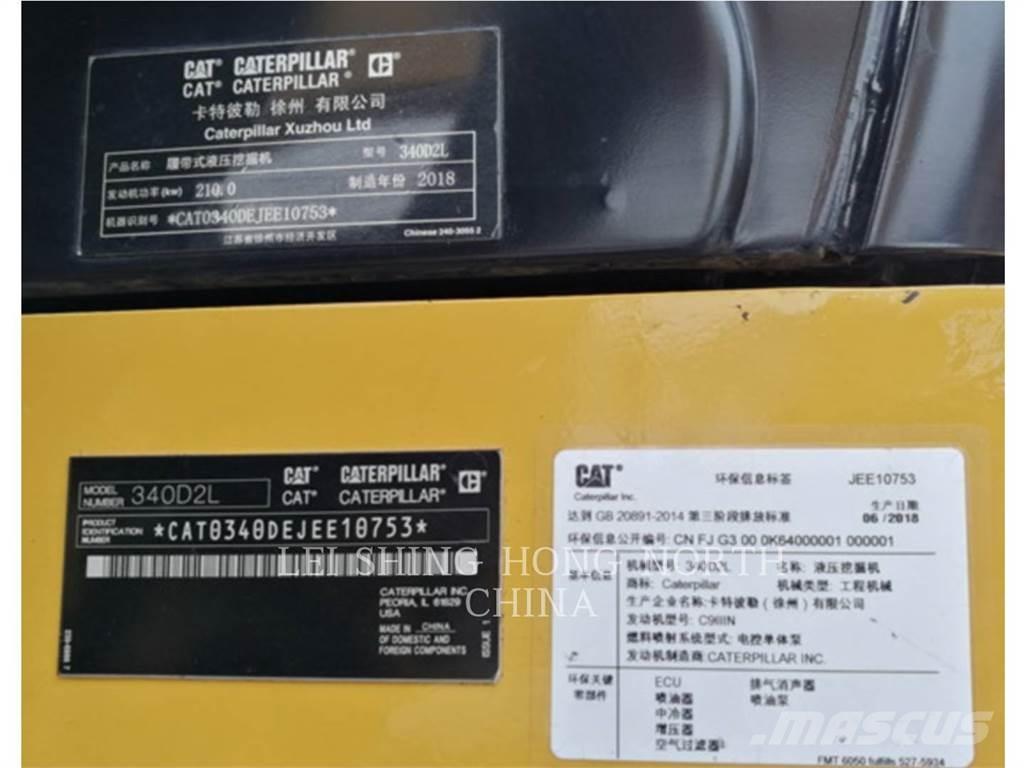 CAT 340D2L Lánctalpas kotrók