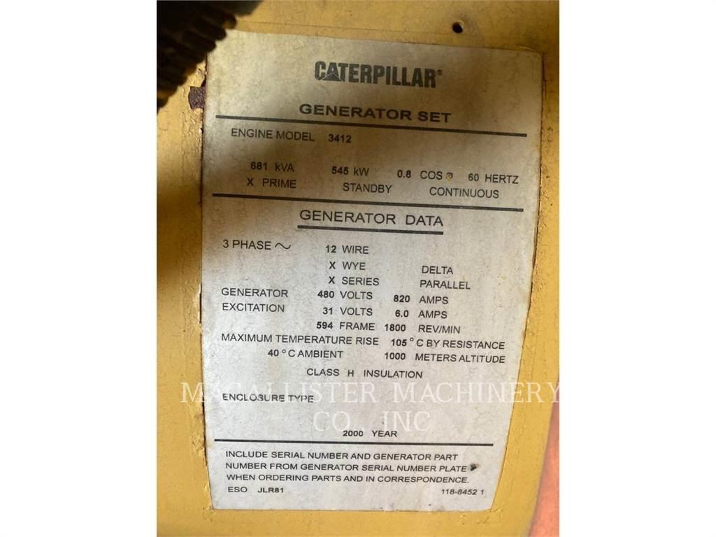 CAT 3412C Egyéb Áramfejlesztők