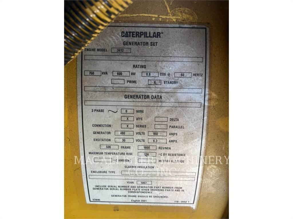 CAT 3412C Dízel áramfejlesztők