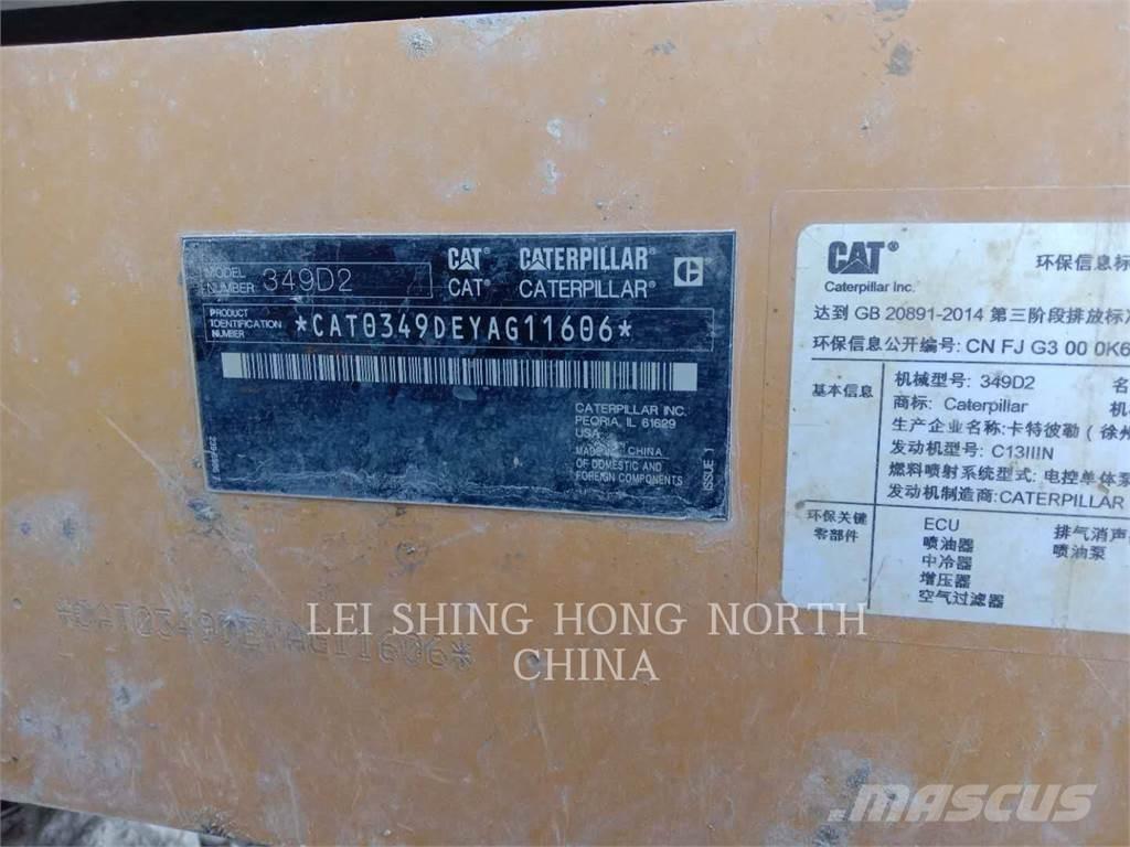 CAT 349D2 Lánctalpas kotrók