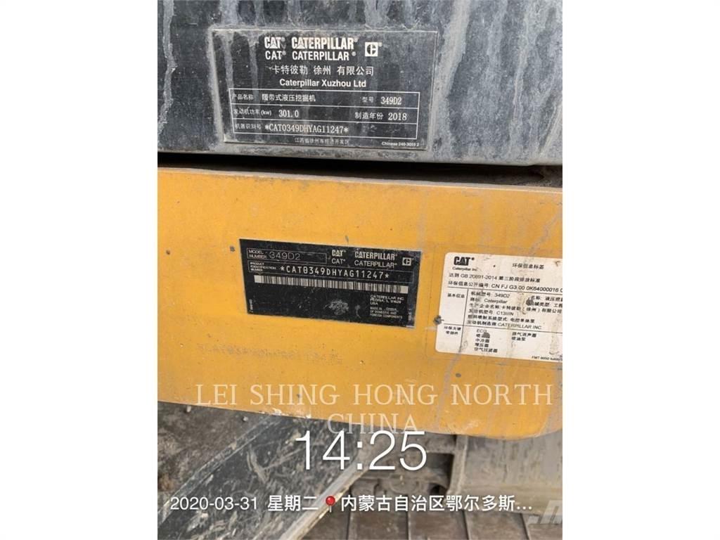 CAT 349D2 Lánctalpas kotrók