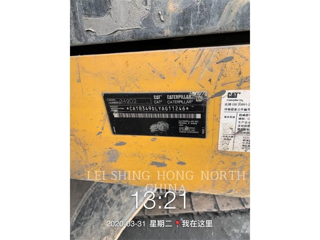 CAT 349D2 Lánctalpas kotrók