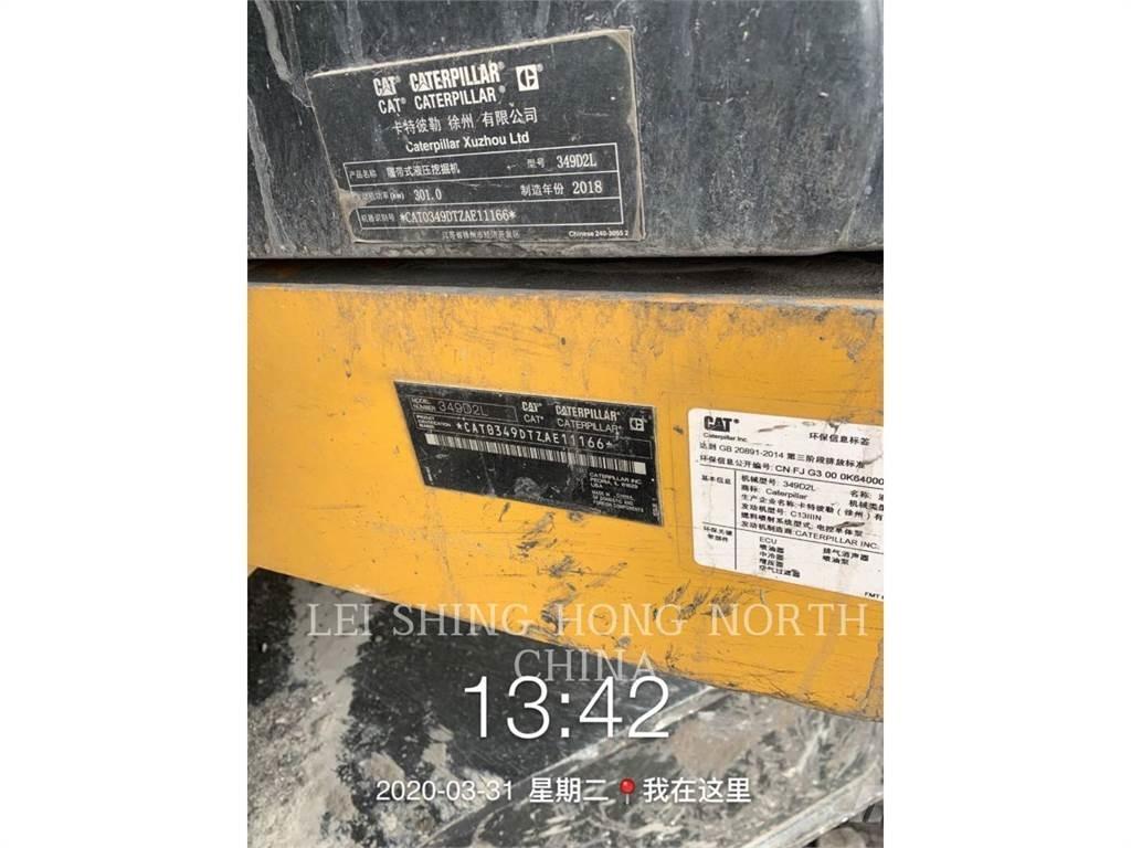 CAT 349D2L Lánctalpas kotrók