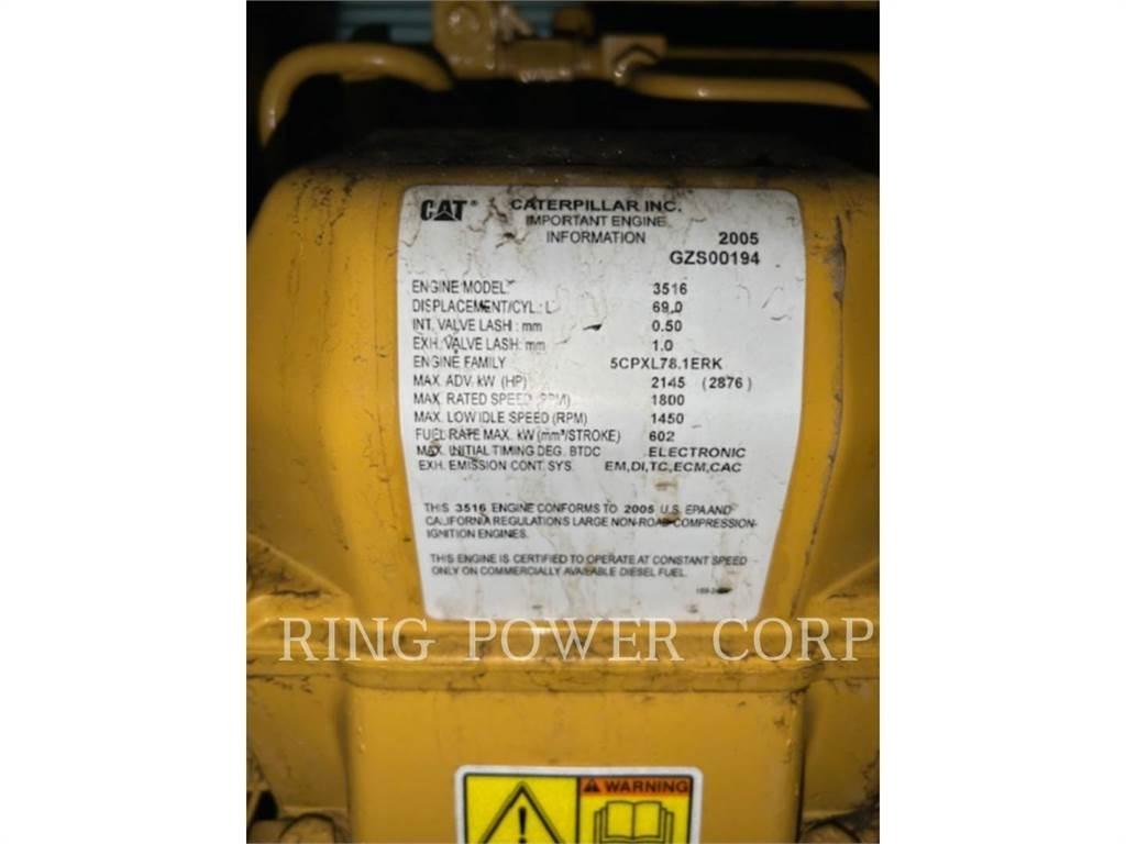 CAT 3516B Dízel áramfejlesztők