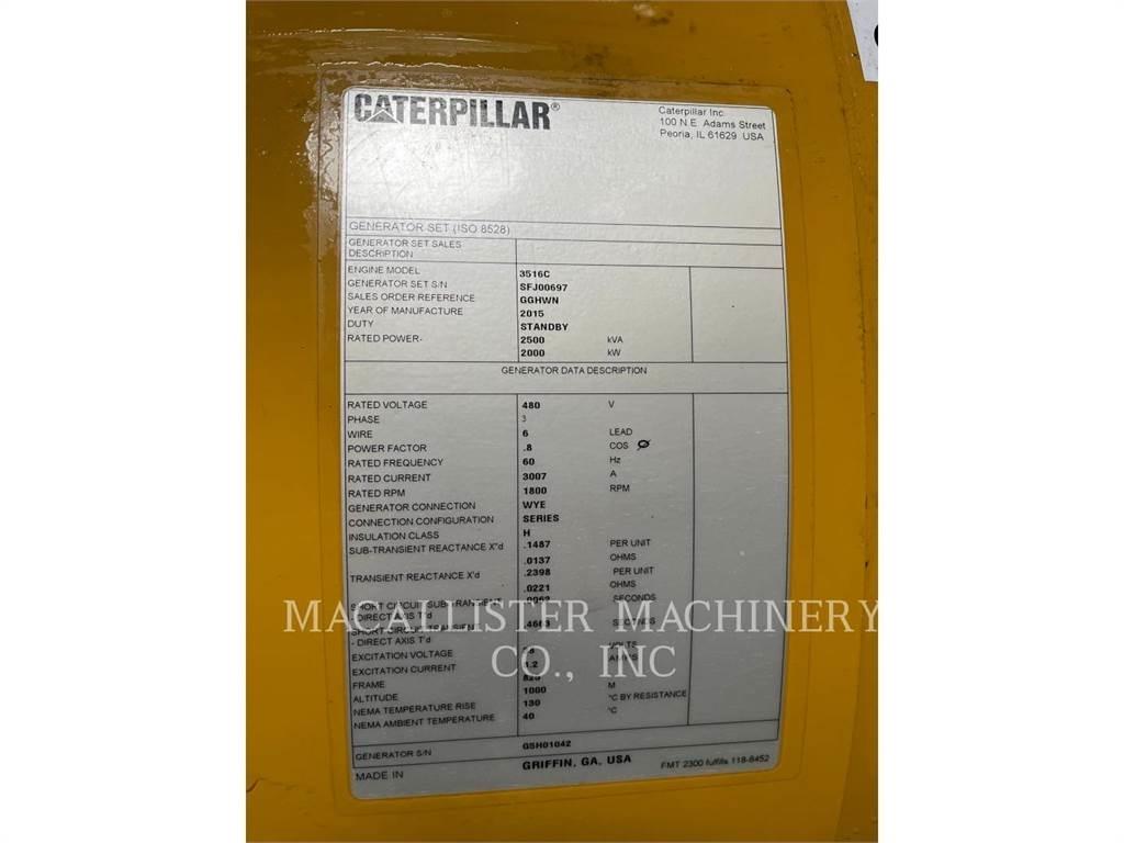 CAT 3516C Dízel áramfejlesztők
