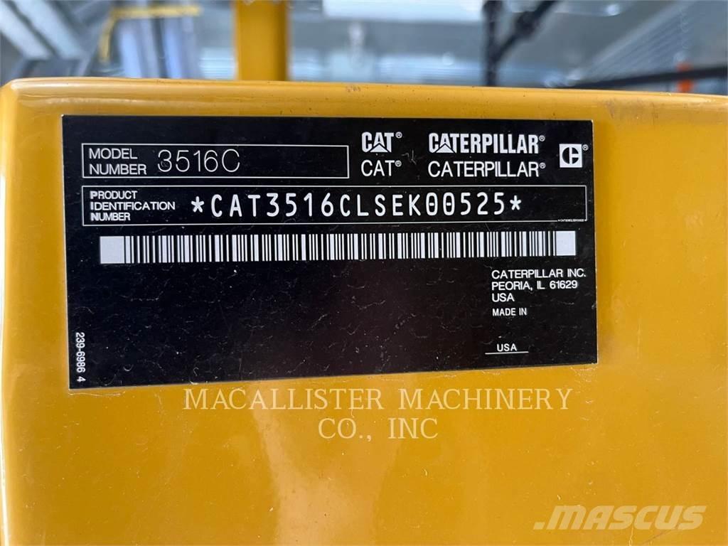 CAT 3516C Dízel áramfejlesztők