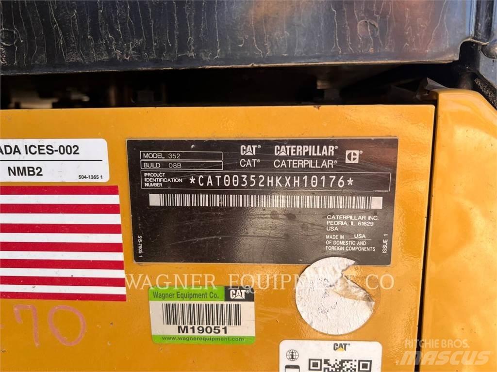CAT 352 Lánctalpas kotrók