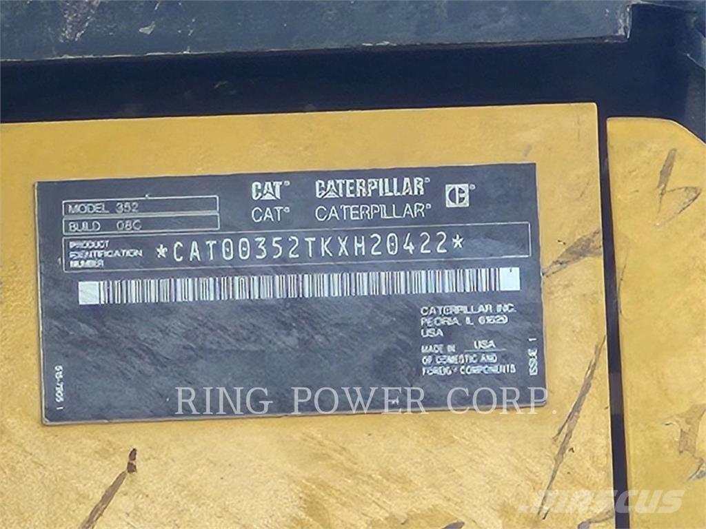 CAT 352-08 Lánctalpas kotrók