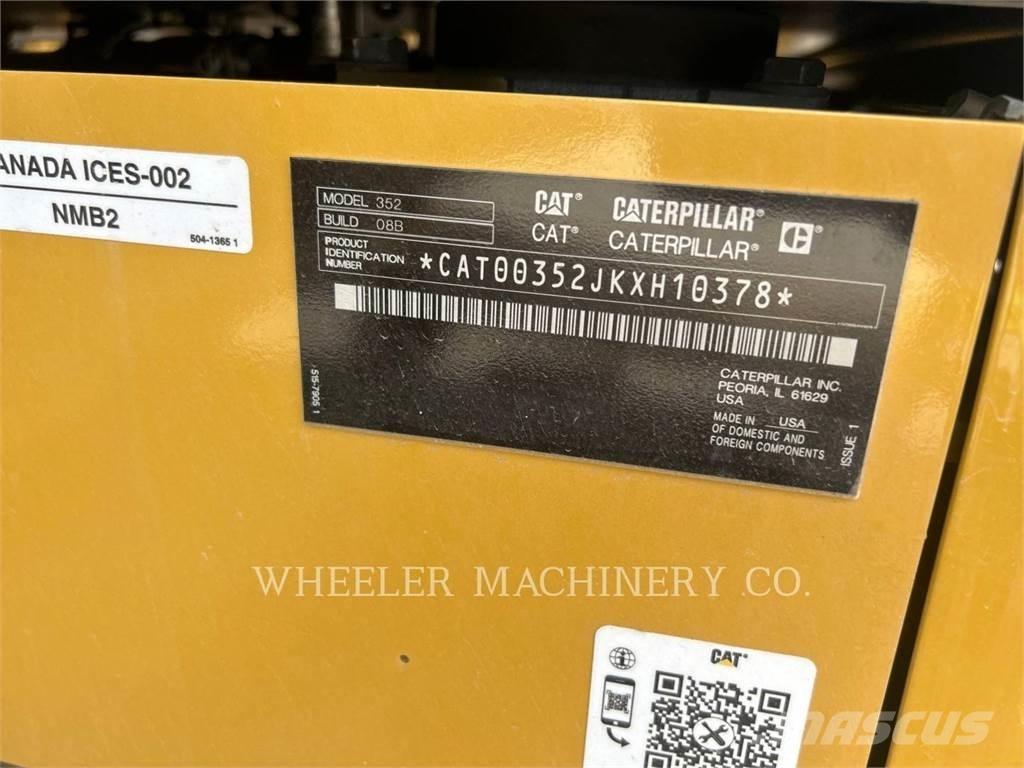 CAT 352 CF Lánctalpas kotrók