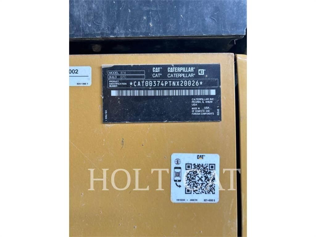 CAT 374 Lánctalpas kotrók