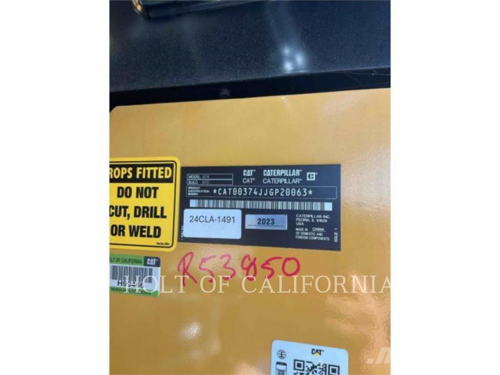 CAT 374 2D MASS EX Lánctalpas kotrók