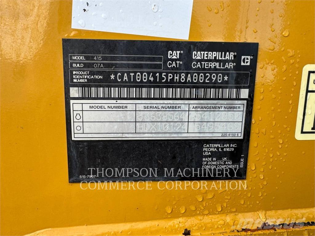 CAT 415 Kotrórakodók
