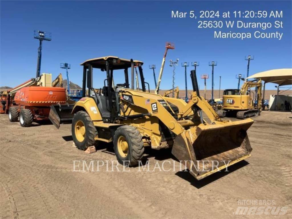 CAT 415F2 IL Gumikerekes homlokrakodók