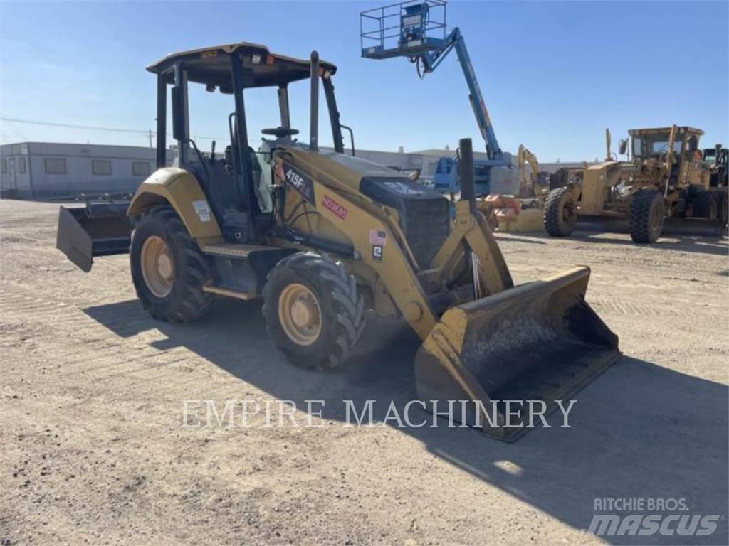 CAT 415F2 IL Gumikerekes homlokrakodók