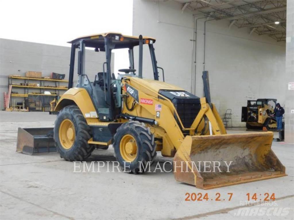 CAT 415F2 IL Gumikerekes homlokrakodók